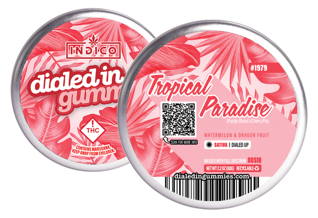 Tropical Paradise Rosin Gummies Dialed In
